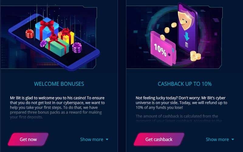 Play and get welcome bonus, deal, cashback and more